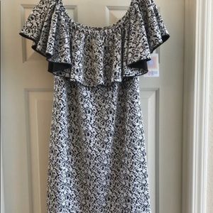LuLaRoe 3XL Black & White Cici Dress